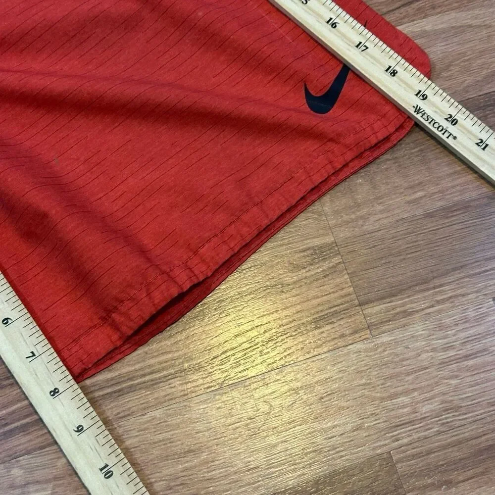 Nike Dri-Fit Athletic Shorts Red | Men Size Medium